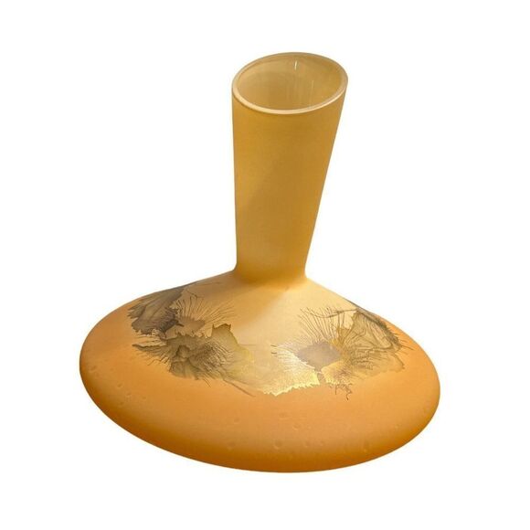 Decorative Vase Orange Gold - Picture 3 of 5